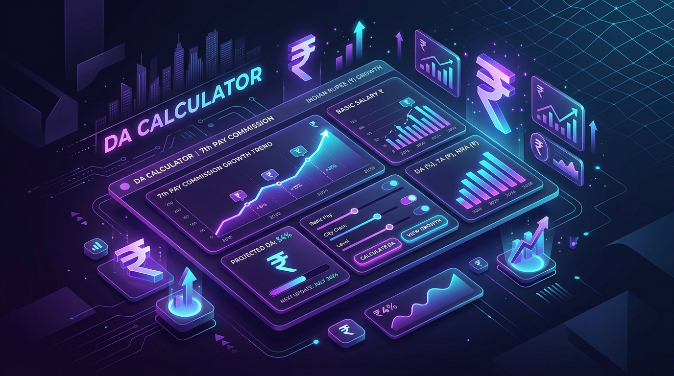 7th Pay Commission DA Calculator Dashboard July 2026